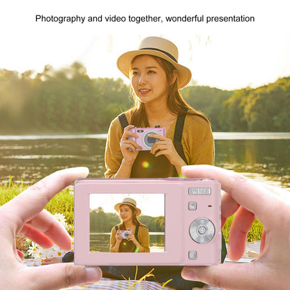 16X Zoom Digital Camera Lightweight FHD 1080P Camera Photo Shooting Super Clear Prevent Vibration 50MP 2.4in Screen for Travel